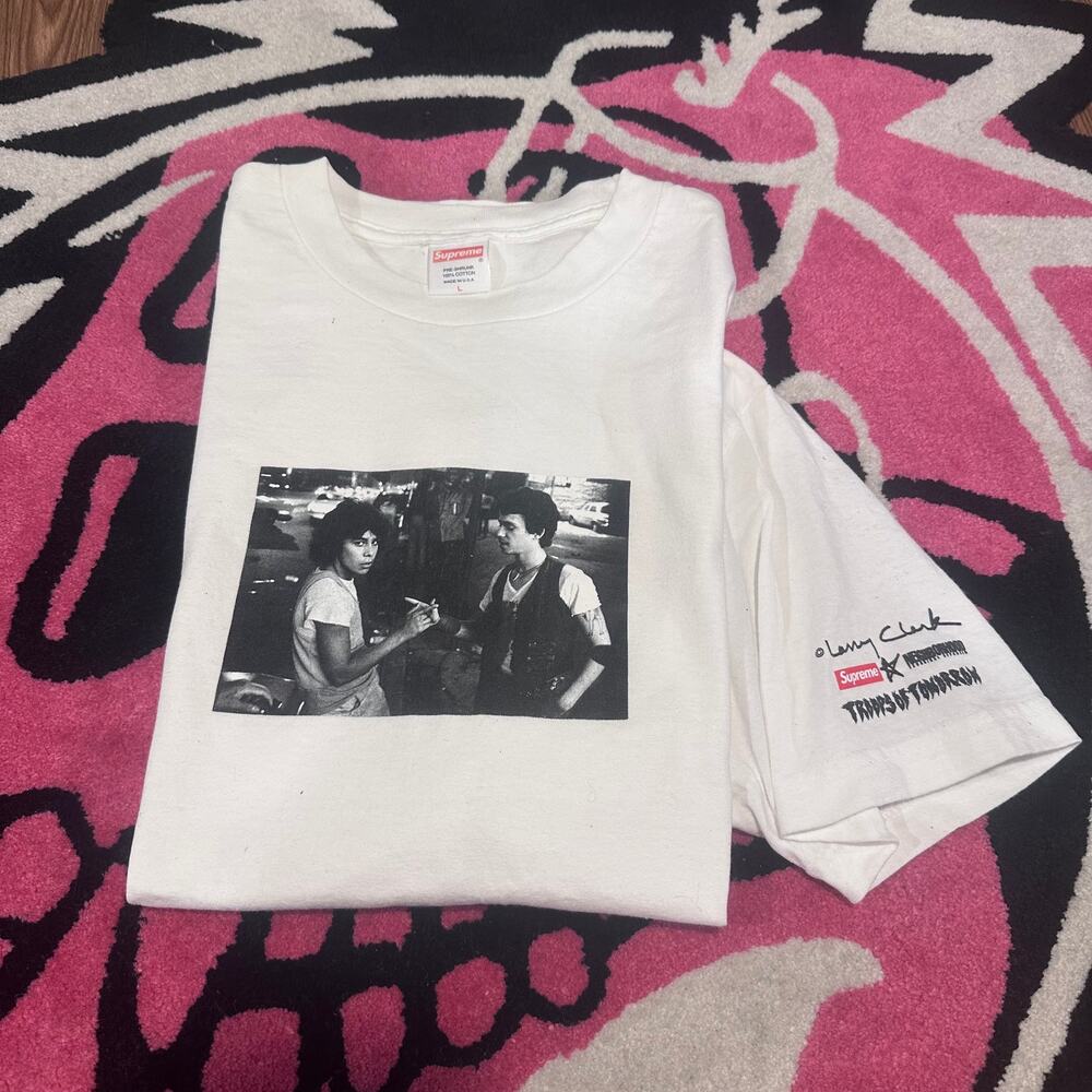 Supreme x NEIGHBORHOOD x Larry Clark "Troops of Tomorrow" Tee – White